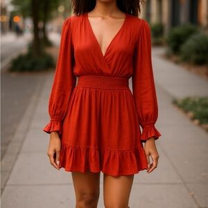 Hello Molly Red Mini Dress size 8